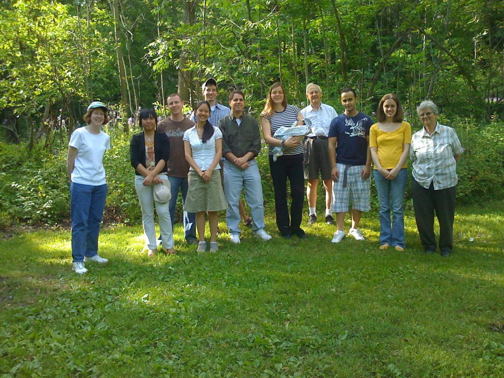 Group photo at Treman park in 2009